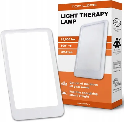 Obrázok produktu pre Lampa na svetelnú terapiu Top Life 15 000 luxov, 3 úrovne intenzity