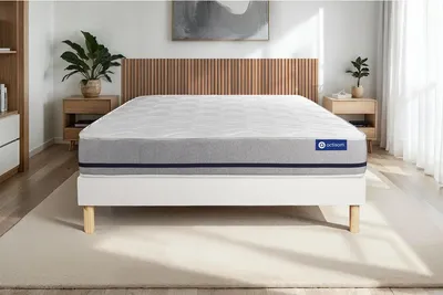 Produktbild von Actimemo soft matratze 180x220cm + Bettgestell mit lattenrost , Härtegrad 3 , Memory-Schaum , Höhe : 20 cm