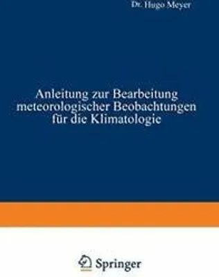 Immagine prodotto di Anleitung zur Bearbeitung meteorologischer Beobachtungen für die Klimatologie