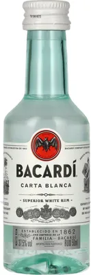 Produktbild von Bacardi Carta Blanca 37,5% vol. 0,05 L