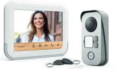 Produktbild von Avidsen Türsprechanlage BambooView 7-Zoll Bildschirm, Video-Gegensprechanlage