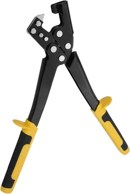Produktbild von Stahlbolzen-Crimper, Leichte Feststanzzange für Stahlkiele mit Rutschfestem Griff
