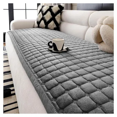 Produktbild von Rutschfester Sofabezug für 1-4-Sitzer L-Form, universeller Sofaschoner für das Wohnzimmer