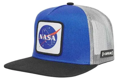 Image de Capslab - Casquette trucker pour hommes/femmes unie PP10691 (taille unique) (noir/bleu/gris)