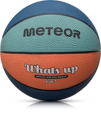 Produktbild von Meteor Basketball What's up Größe 3 Jugend 3-8 Jahre alt 3 marine/orange