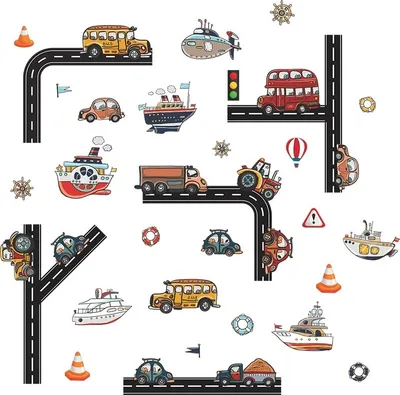 Immagine prodotto di Adesivo da Parete Auto - Carta da Parati Adesiva KP16452
