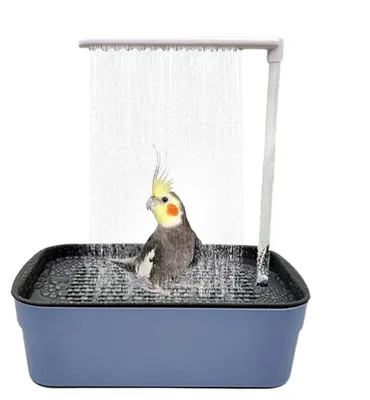 Produktbild von Vogeldusche für Wellensittiche, Vogel Badehaus, automatische Vogeltränke