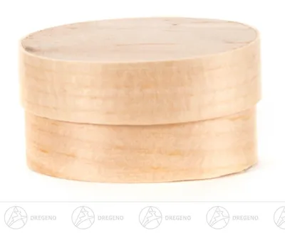 Produktbild von Spanschachtel oval BxHxT = 50x35x20mm NEU