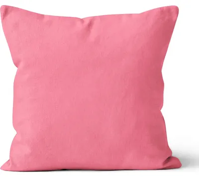 Imagen del producto de Funda de cojín de microfibra, 40x40 cm, color rosa