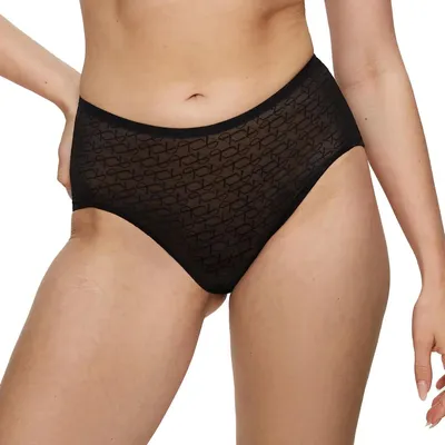 Zdjęcie produktu dla Triumph Signature Sheer, Slipy, Wysokie figi, Dorosły, Damski, Czarny, Dopasowanie do talii