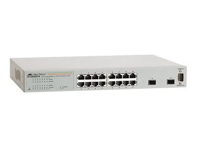 Obrázek produktu pro Allied Telesis 16 port Gigabit WebSmart Switch - Managed - Rack-Einbau