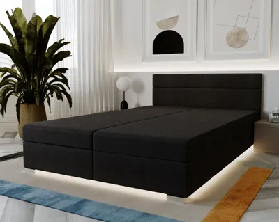 Obrázek produktu pro Čalouněná postel 180x200 ROSIE 10 - černá