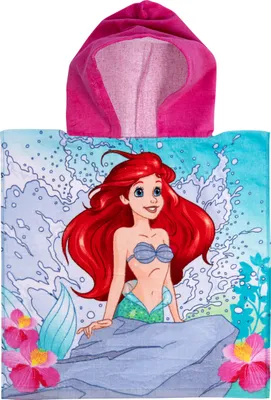 Produktbild von Disney Arielle - Badeponcho 100% Baumwolle 50 x 100 cm