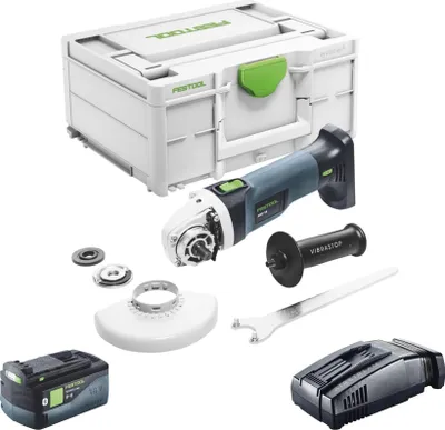 Produktbild von Festool AGC 18-125 EB-Basic Akku Winkelschleifer 18 V 125 mm Brushless + 1x Akku 5,0 Ah + Schnellladegerät + Systainer