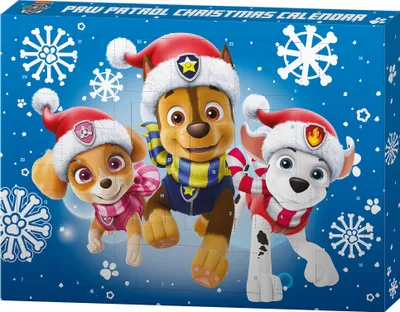 Produktbild von Adventskalender Paw Patrol mit Duschzubehör, Spielzeug und mehr