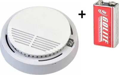 Produktbild von Feueralarm und Rauchmelder VIP-909 EN14604 + e 9V-Batterie