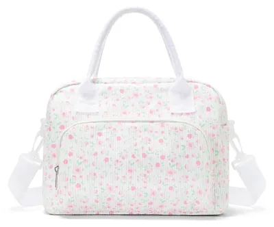 Image de Sac isotherme 12L, avec bandoulière réglable, pliable, de couleur rose