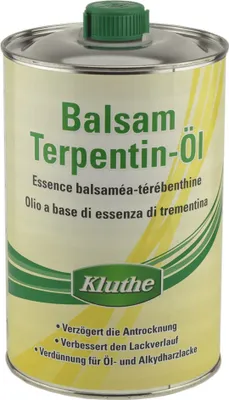 Produktbild von 1 Liter Balsamterpentinöl Hochwertiges Balsam-Terpentinöl inkl. 1 Pinsel zum Auftragen von E-Com24