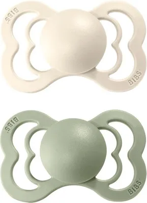 Obrázek produktu pro BIBS Supreme dudlíky z přírodního kaučuku 2 ks vel. 1 Ivory / Sage