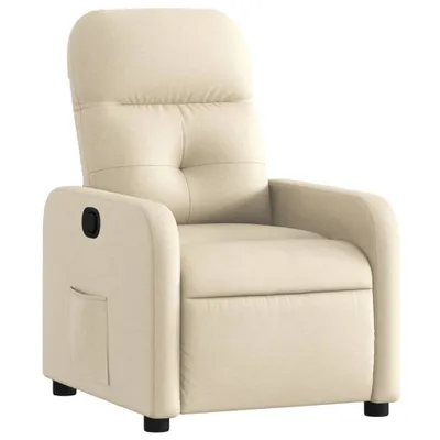 Produktbild von vidaXL Relaxsessel Creme Stoff