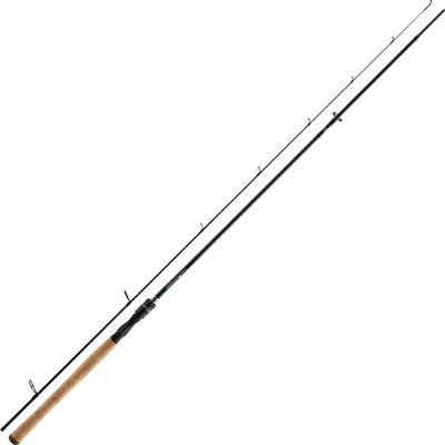 A fishing rod is shown against a white background.