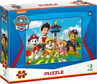 Obrázok produktu pre DODO Puzzle Tlapková patrola: Sme tím 60 dielikov