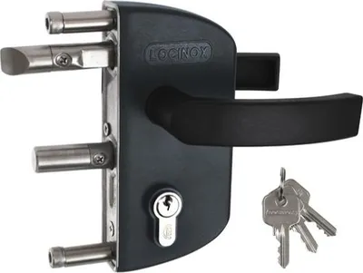 Produktbild von LAKZ Locinox Gartenschloss mit Polyamidgriff für 40 mm Profil, Anthrazit RAL 7016
