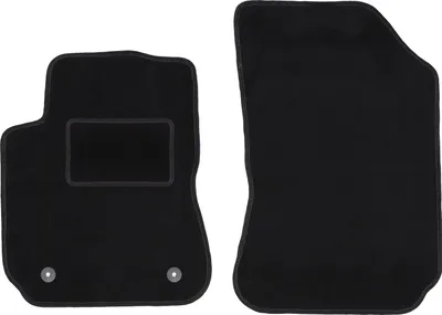 Immagine prodotto di Wielganizator tappetini auto velours anteriori adatto per Citroen C4 Cactus (2014-2018, crossover) neri, set 2 pz, con fissaggi