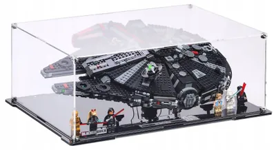 Produktbild von Blacked Brick Horizontale Vitrine für LEGO® 75389 Star Wars – Dunkler Millennium Falke