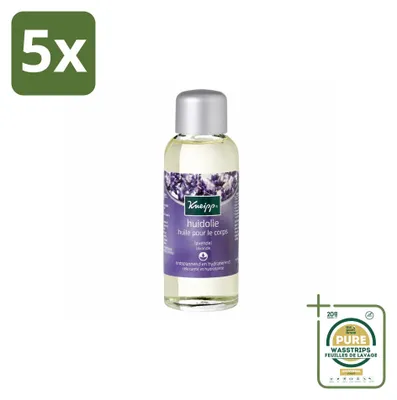Obrázok produktu pre 5 ks olejov na pokožku Kneipp Relaxing – Levanduľa – 100 ml – balenie