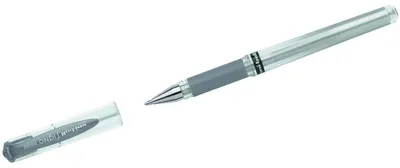 Produktbild von Gelroller Uni-Ball Signo UM 153 silber auf Blisterkarte
