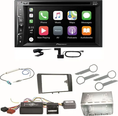 Produktbild von Pioneer AVH-Z3200DAB Carplay Bluetooth Digitalradio Einbauset für Audi A3 8P 8PA