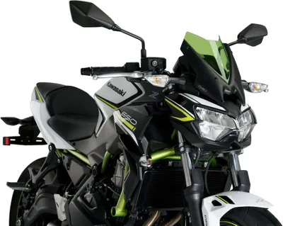 Immagine prodotto di Cupolino PUIG naked sport verde omologato ABE per Kawasaki z650