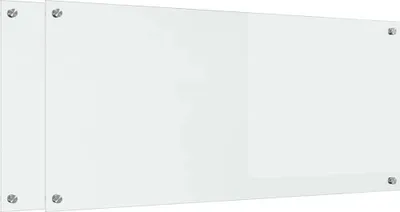 Produktbild von vidaXL Küchenrückwand 2 pcs Transparent 110 x 50 cm Gehärtetes Glas
