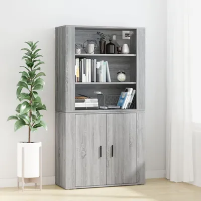 Produktbild von Möbel Highboard Grau Sonoma Holzwerkstoff - Kommoden 3185365