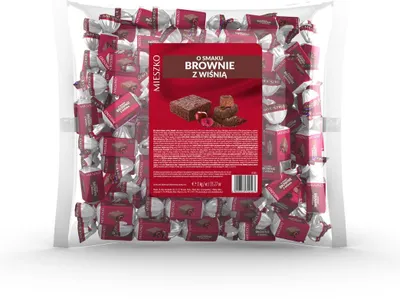 Zdjęcie produktu dla Mieszko Brownie z Wiśnią Cukierki 1 kg