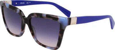 Produktbild von Liu Jo LJ803S Blue tortoise 56/17/140 Damen Sonnenbrillen