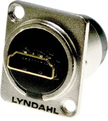 Produktbild von Lyndahl HDMI 1.4 Einbau - Flanschdose, LKHA0020, Highend Durchgangsdose