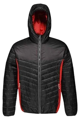 Image de Regatta - Veste matelassée « Lake Placid » pour homme PP12690 (L) (noir/rouge)