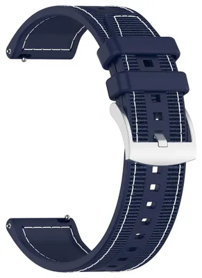 Obrázok produktu pre Techsuit - Watchband 22mm (W051) remienok pre Huawei Watch GT 2 (46 mm) / GT 2 Pro / GT 3 Pro (46 mm) / Ultimate, Xiaomi Watch S1 – tmavomodrý