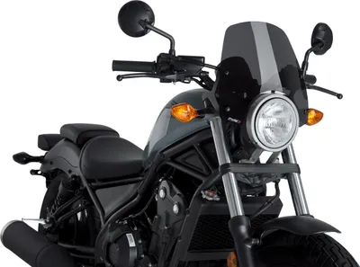 Produktbild von Puig Sport New Generation Motorrad-Windschutzscheibe für dunkel getönte Naked Bikes