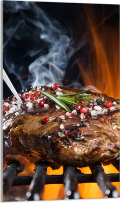 Produktbild von Herdabdeckplatte 30x52 Glaskeramikkochfeld Abdeckung Spritzschutz Glasplatte Deko Schneidebrett, Grill Feuer