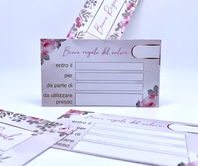 Imagen del producto de Vale de regalo tejido, color , dorado y rosa, 1 unidad, ideal para celebraciones