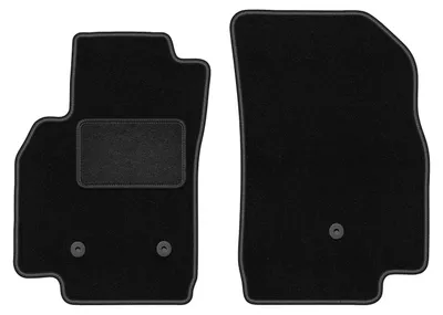 Zdjęcie produktu dla Wielganizator dywaniki welurowe LUX przednie do Chevrolet Spark IV hatchback (2015-) - czarne dywaniki samochodowe BASIC komplet (2 szt.)