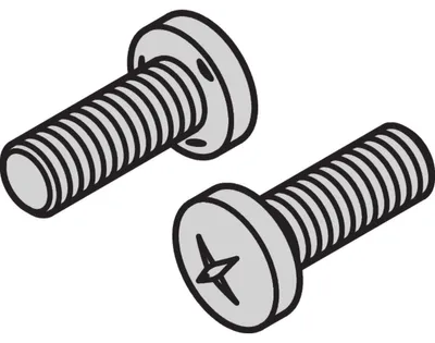 Imagen del producto de Tornillo Schroff con cabeza avellanada, modelo 21100788 (paquete de 100 unidades)