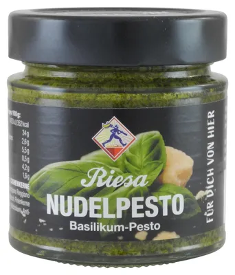 Produktbild von Nudelpesto Basilikum von Teigwaren Riesa (190 g)