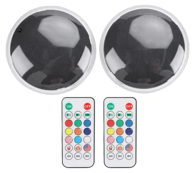 Image de Lumières flottantes solaires pour piscine, éclairages pour bassin de jardin avec télécommande, 7 couleurs, 16 modes, changement de couleur, étanches IP67, pour décoration de piscine, jardin et espaces extérieurs