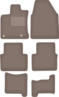 Produktbild von Beige Veloursmatten für: Nissan Qashqai +2 Crossover (2007-2013)