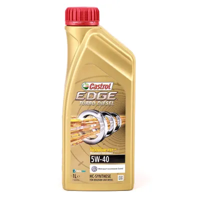 Produktbild von 1 Liter CASTROL 5W-40 EDGE Turbo Diesel MB 226.5 Renault RN0700 Renault RN0710 VW 502 00 VW 505 01 MB 229.31 Ford WSS-M2C917-A Fiat 9.55535-S2 DEXOS 2 VW 505 00 MB 229.51