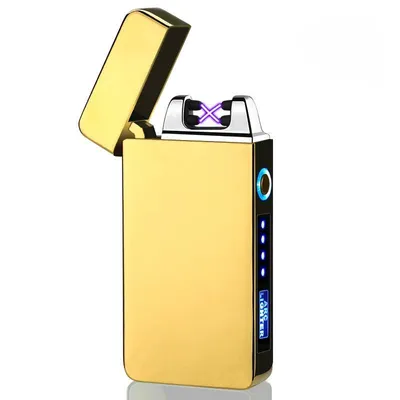Obrázok produktu pre THAR plazmový zapaľovač – USB nabíjateľný – Gold Ice